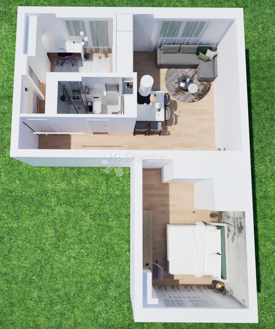 Stanovanje Trnsko, Novi Zagreb - Zapad, 49,70m2