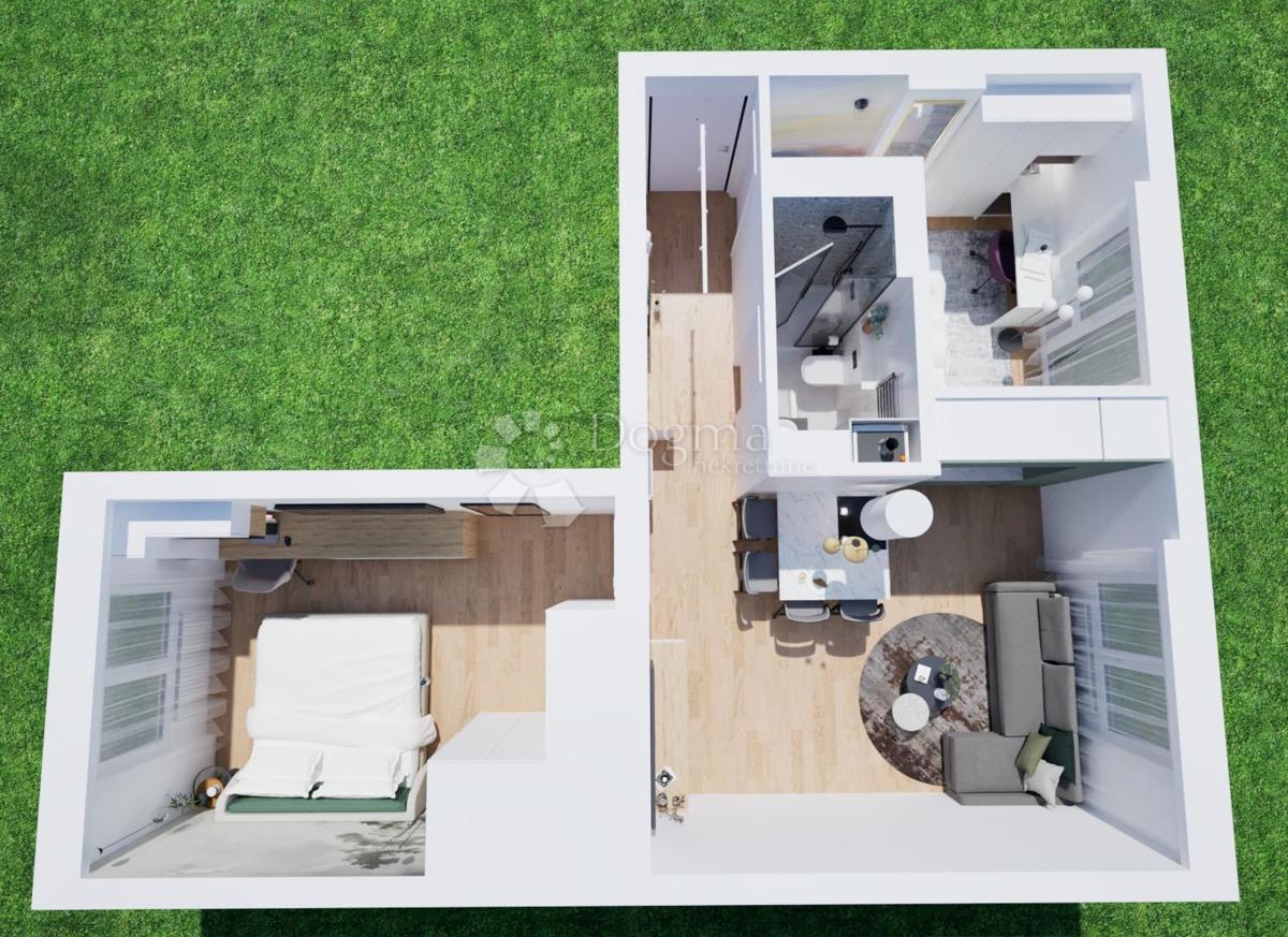 Stanovanje Trnsko, Novi Zagreb - Zapad, 49,70m2