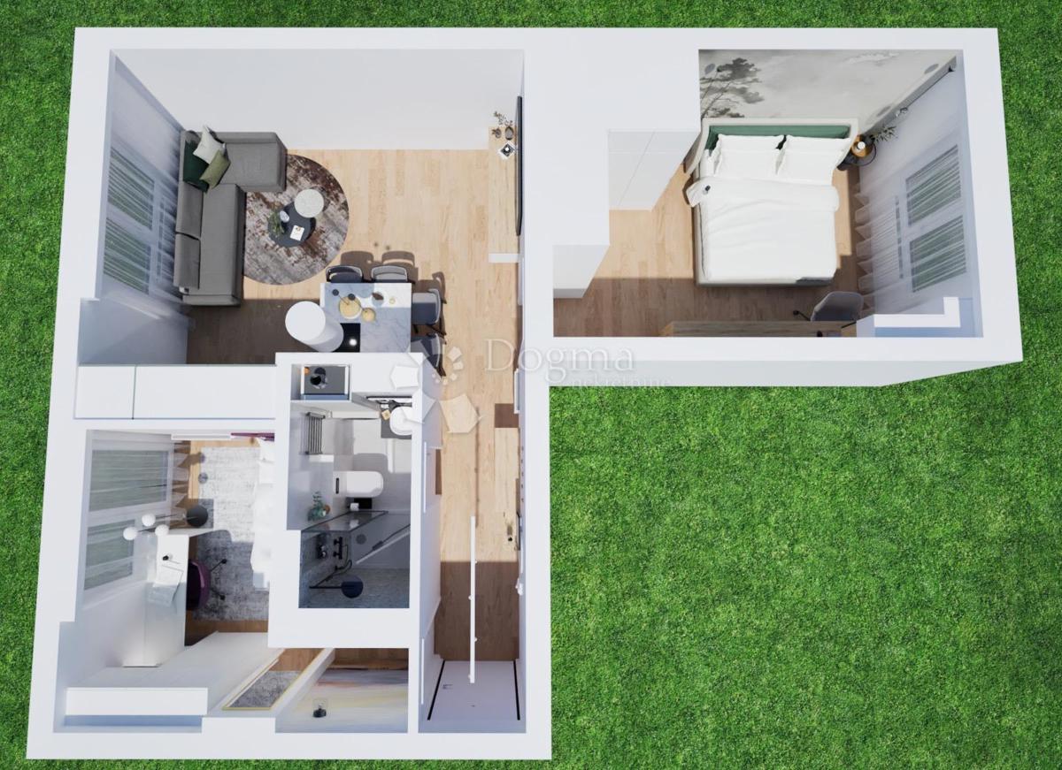 Stanovanje Trnsko, Novi Zagreb - Zapad, 49,70m2