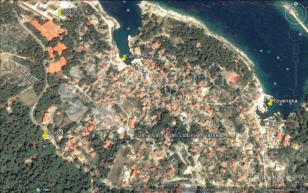 Zemljišče Veli Lošinj, Mali Lošinj, 1.995m2