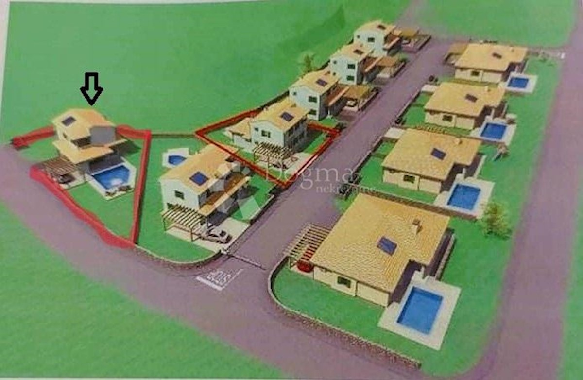 Zemljišče Buje, 540m2