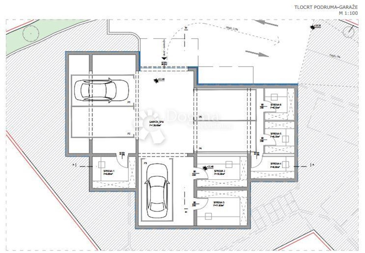 Stanovanje Okrug Gornji, Okrug, 96,20m2