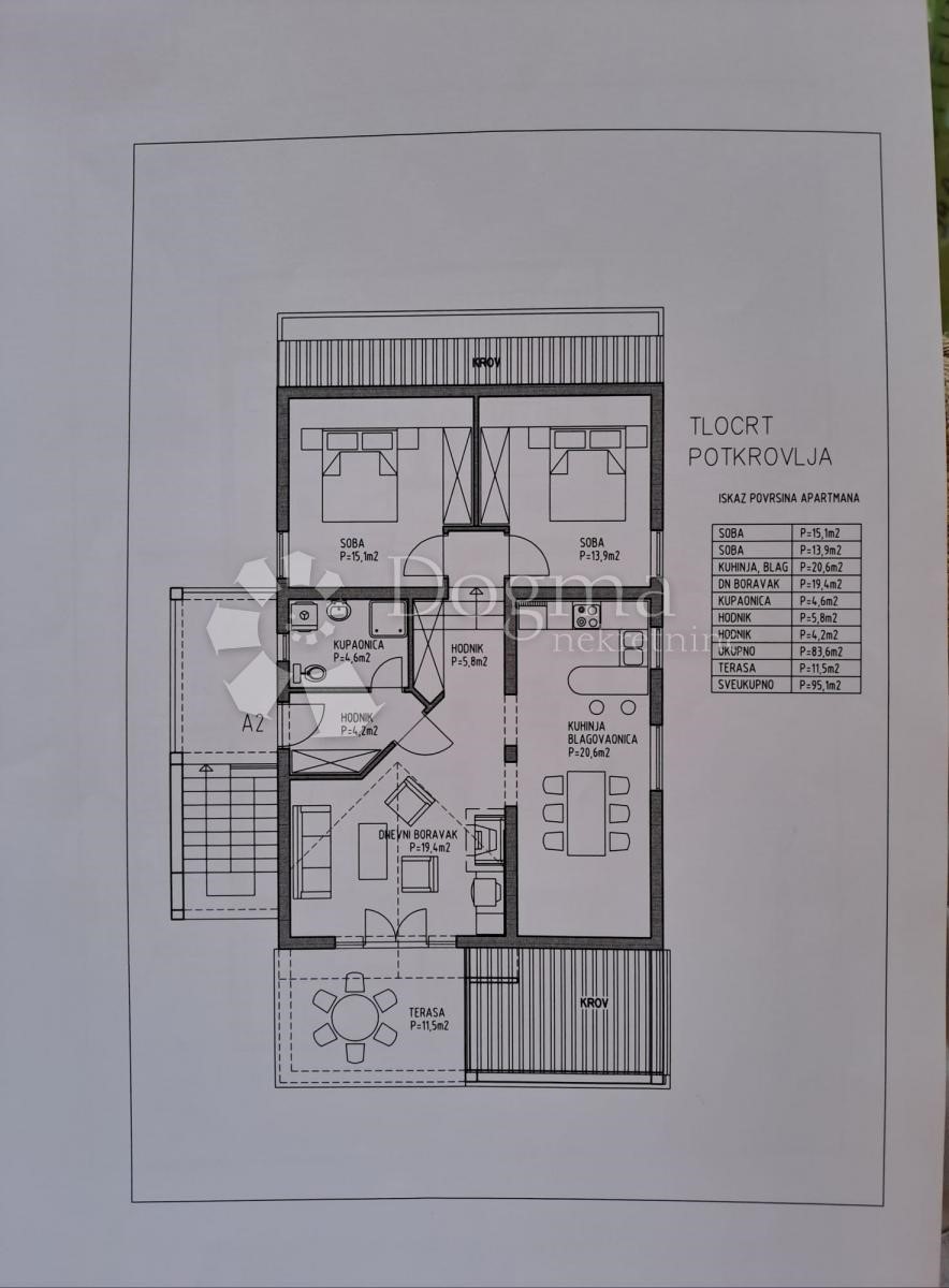 Hiša Bibinje, 240m2