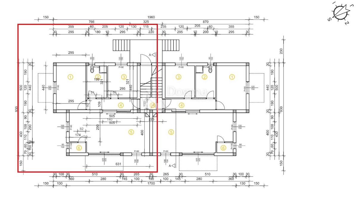 Apartma Malinska, Malinska-Dubašnica, 76,29m2