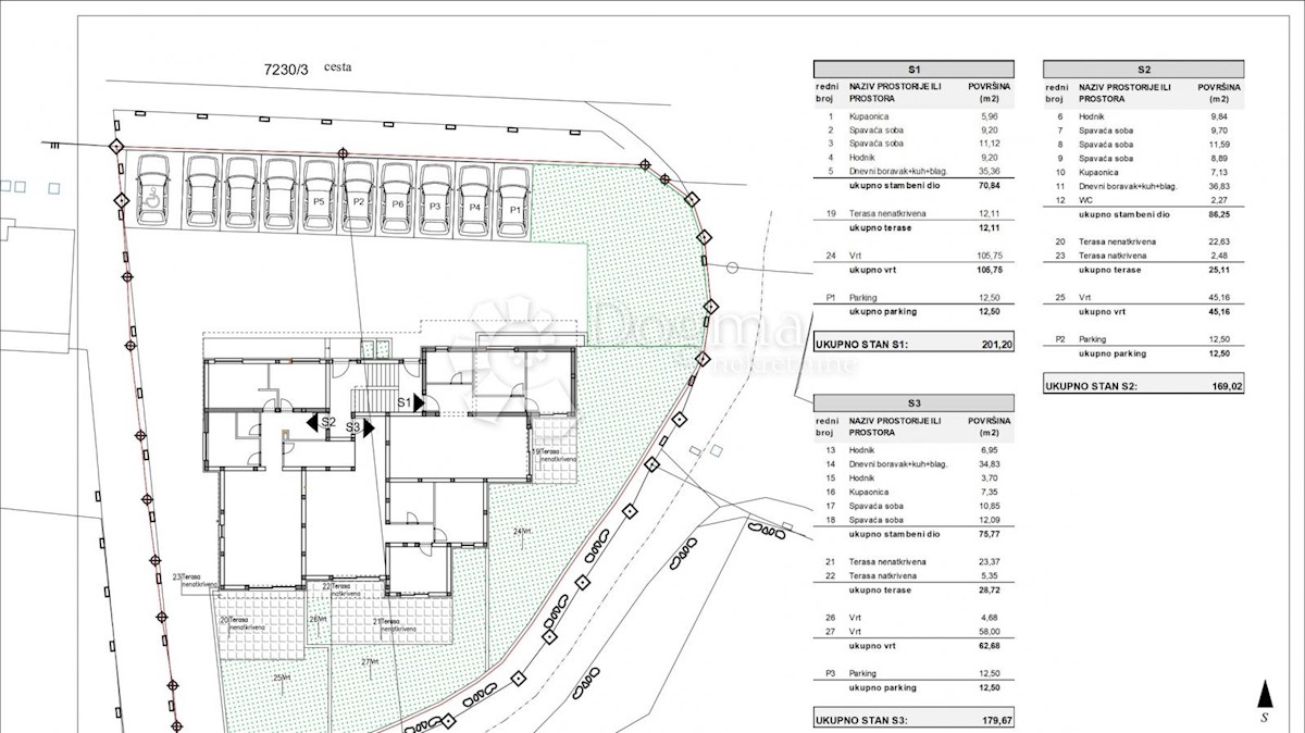 Apartma Vodice, 70m2