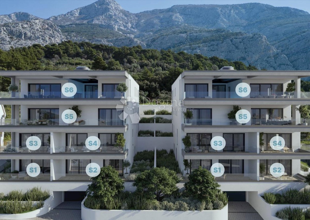 Ekskluzivni Apartmaji s pogledom na morje - MAKARSKA, 82,25m2