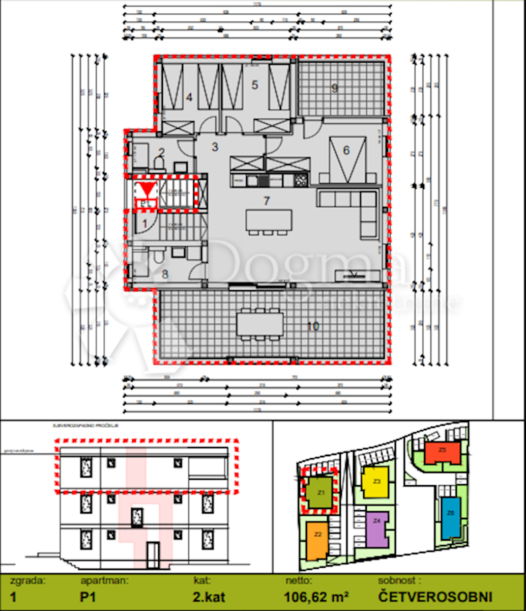 Stanovanje Grebaštica, Šibenik - Okolica, 77,97m2