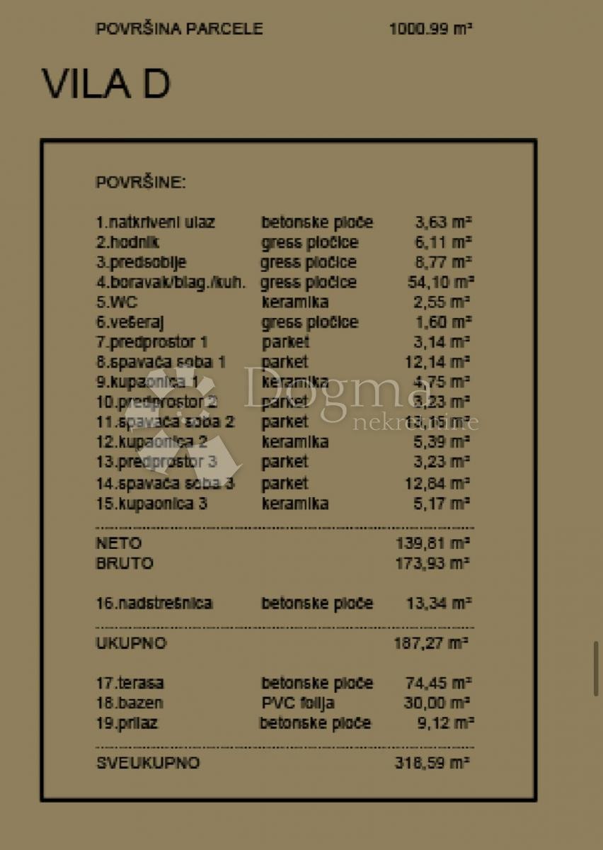 Hiša Vodnjan, 173,93m2