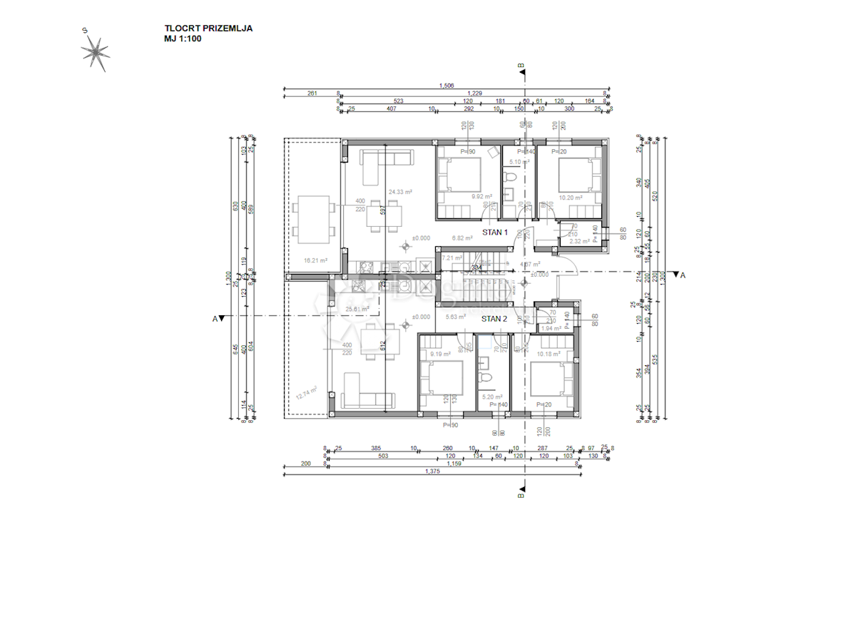 Apartma Pag, 68,63m2