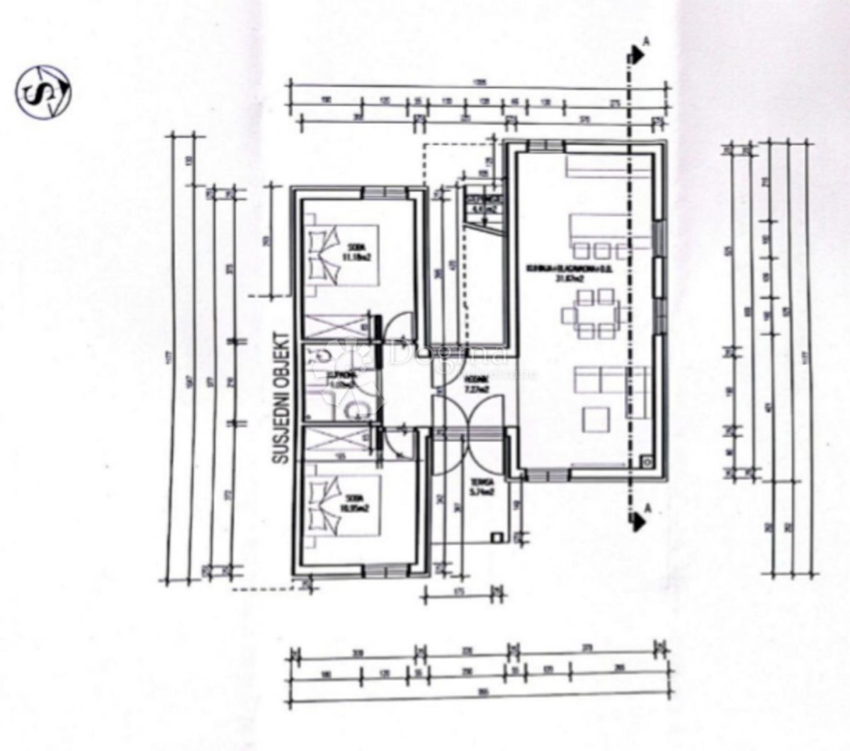 Apartma Čižići, Dobrinj, 71m2