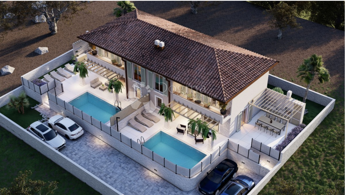 Hiša Malinska, Malinska-Dubašnica, 140m2