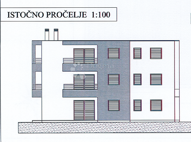 DDvosobno stanovanje v 1. nadstropju, novogradnja, Umag