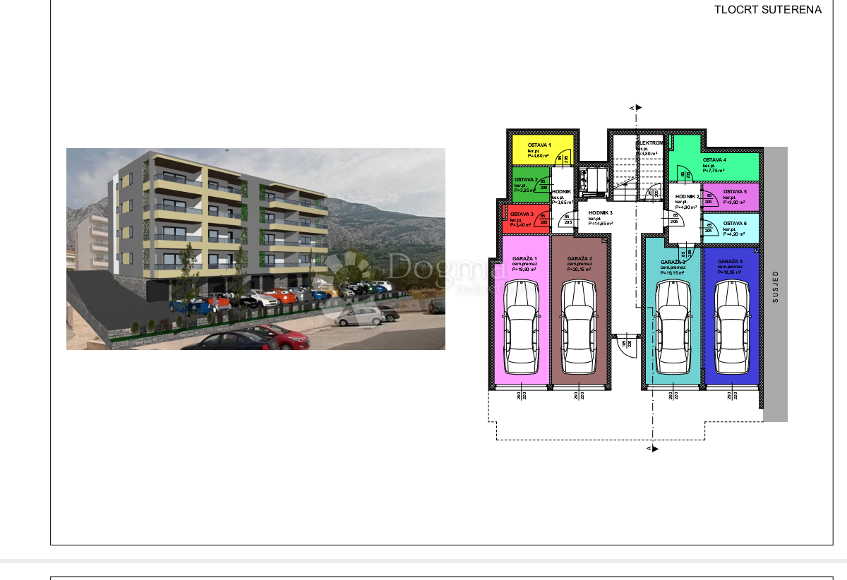 Stanovanje Makarska, 81,56m2