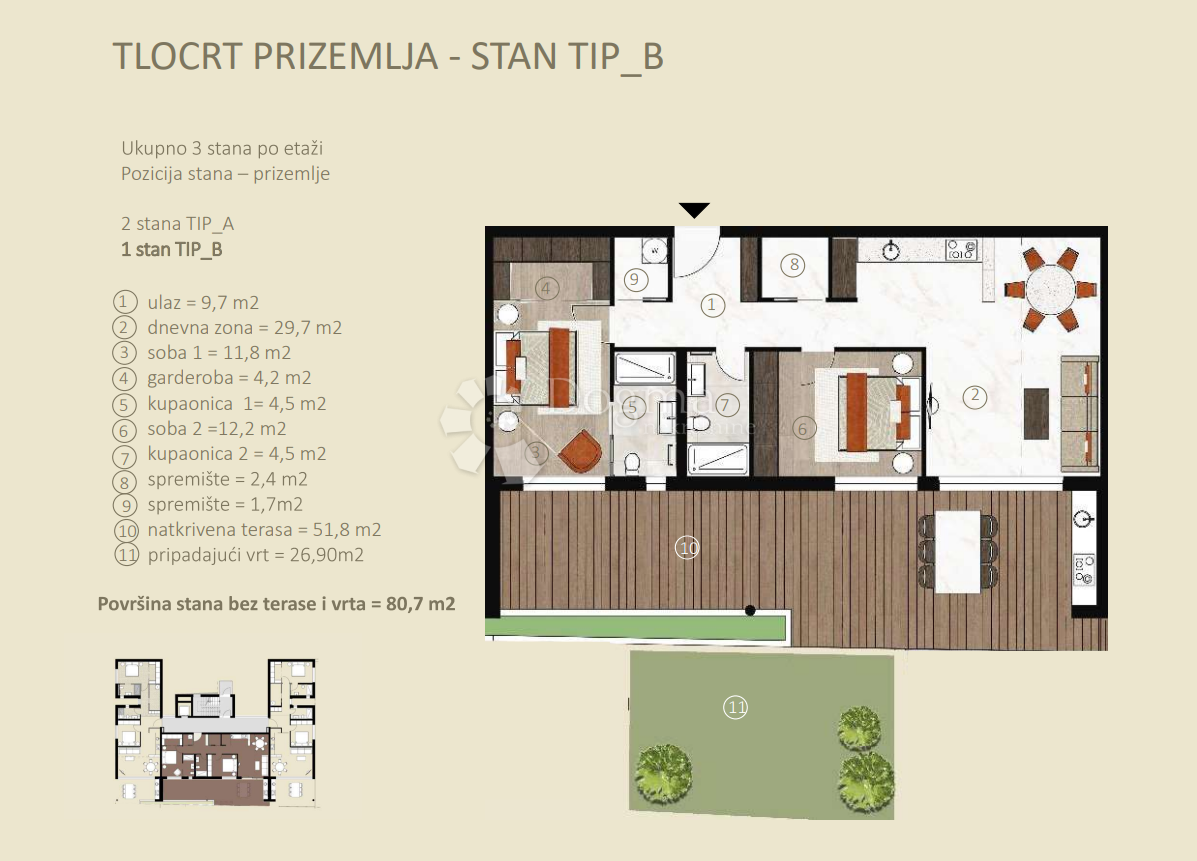 Stanovanje Novigrad, 176,70m2