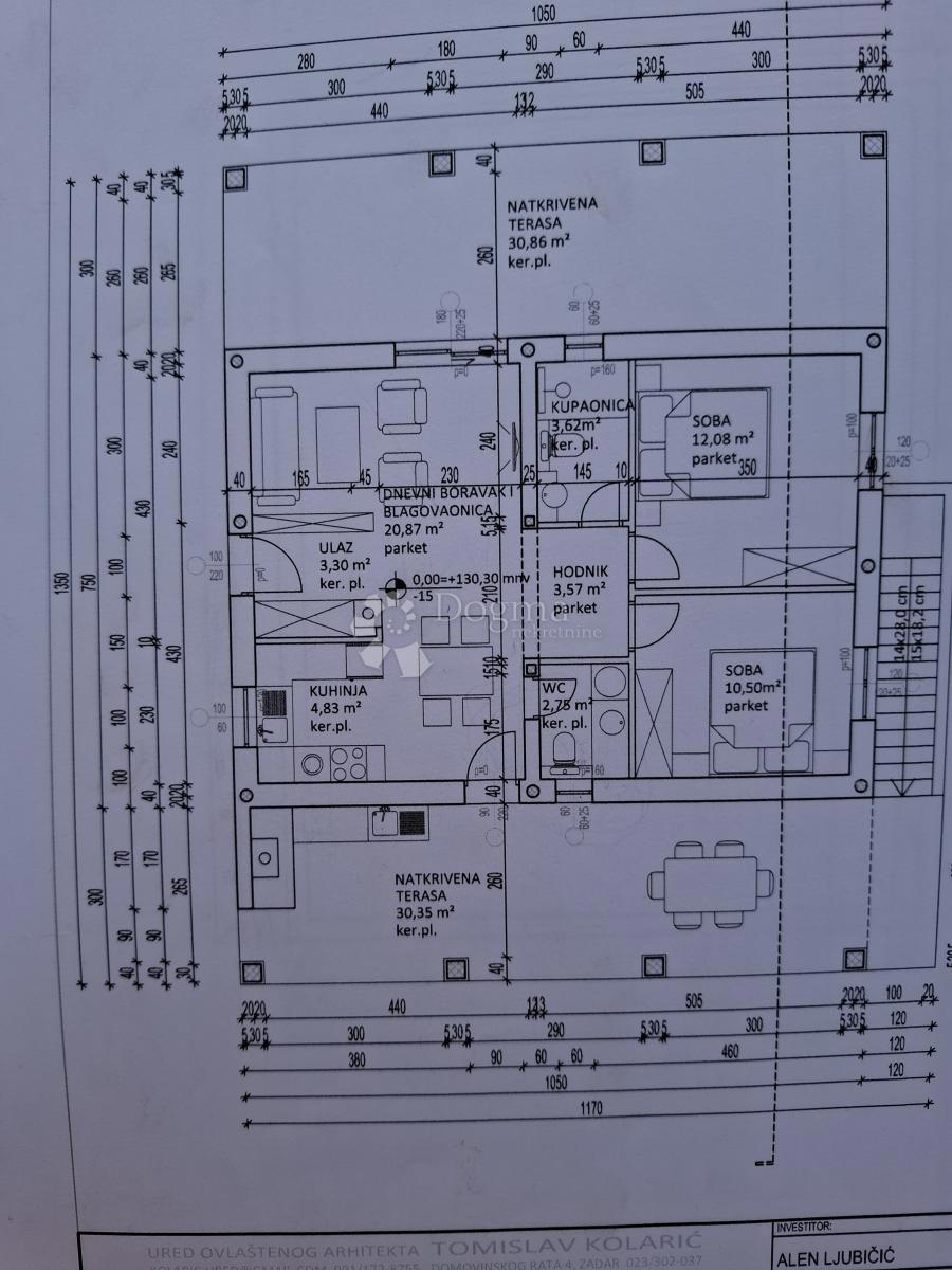 Hiša Jovići, Ražanac, 100m2