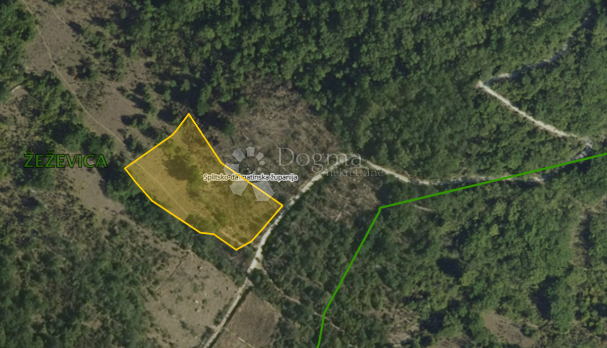 Zazidljivo zemljišče Žeževica, Šestanovac, 1.250m2