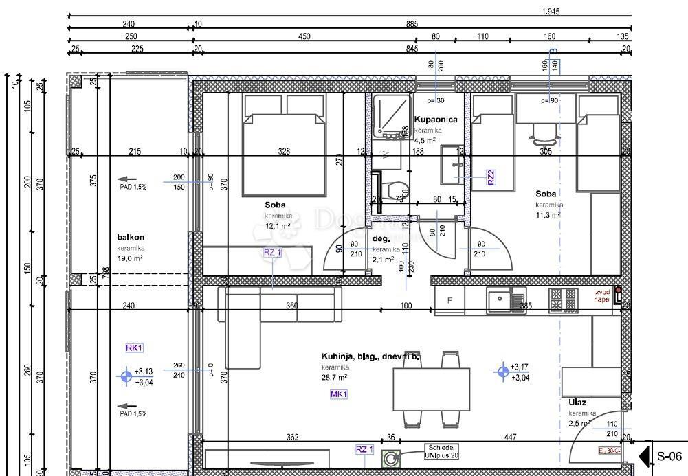 Stanovanje Tar, Tar-Vabriga, 92,40m2
