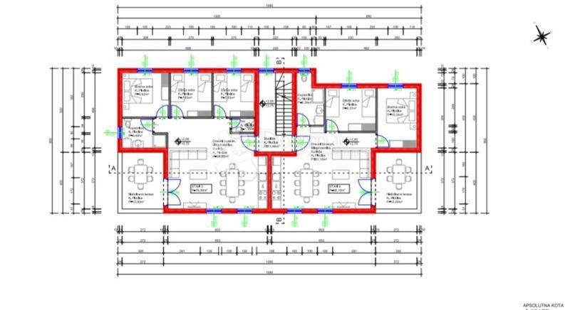 Apartma Pakoštane, 82,49m2