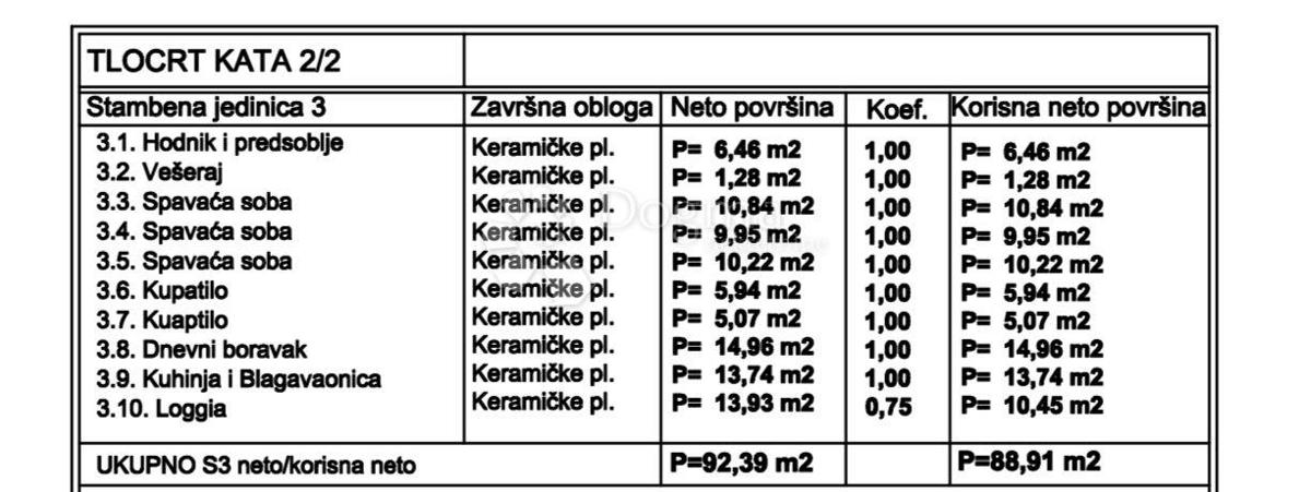 Stanovanje Medulin, 56,52m2