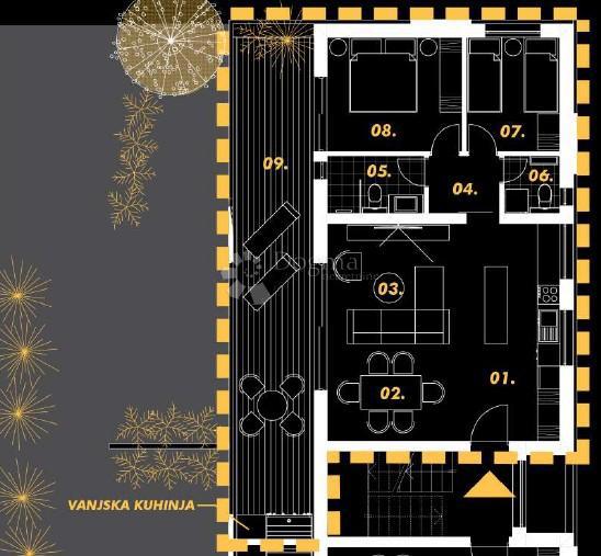 Stanovanje Umag, 64,77m2