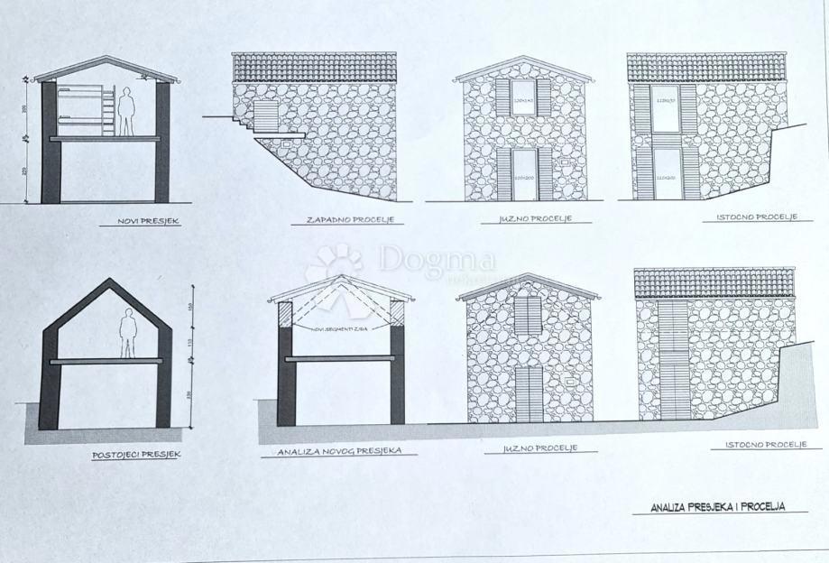 Hiša Brela, 45m2