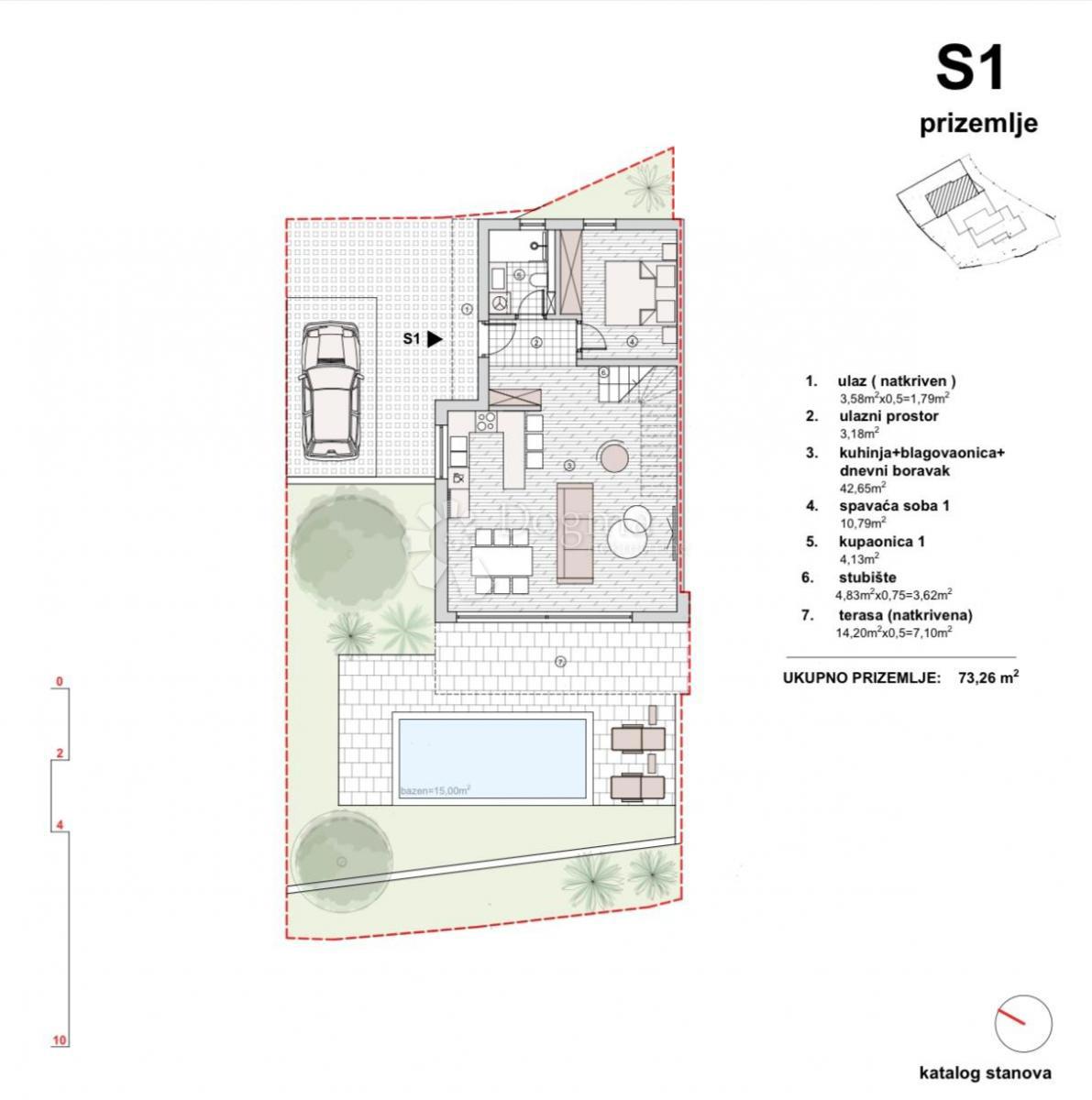 Stanovanje Vodice, 204,04m2