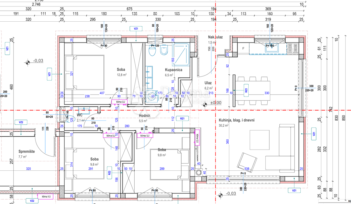 Hiša Kaštelir, Kaštelir-Labinci, 88,40m2