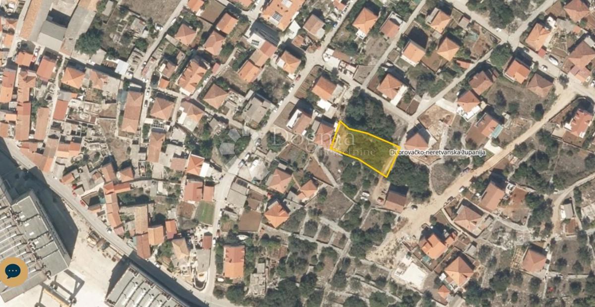Zazidljivo zemljišče Vela Luka, 649m2