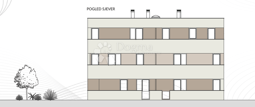 Stanovanje Šikići, Pula, 51,03m2