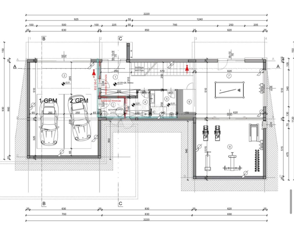 Hiša Pješčana Uvala, Medulin, 550m2