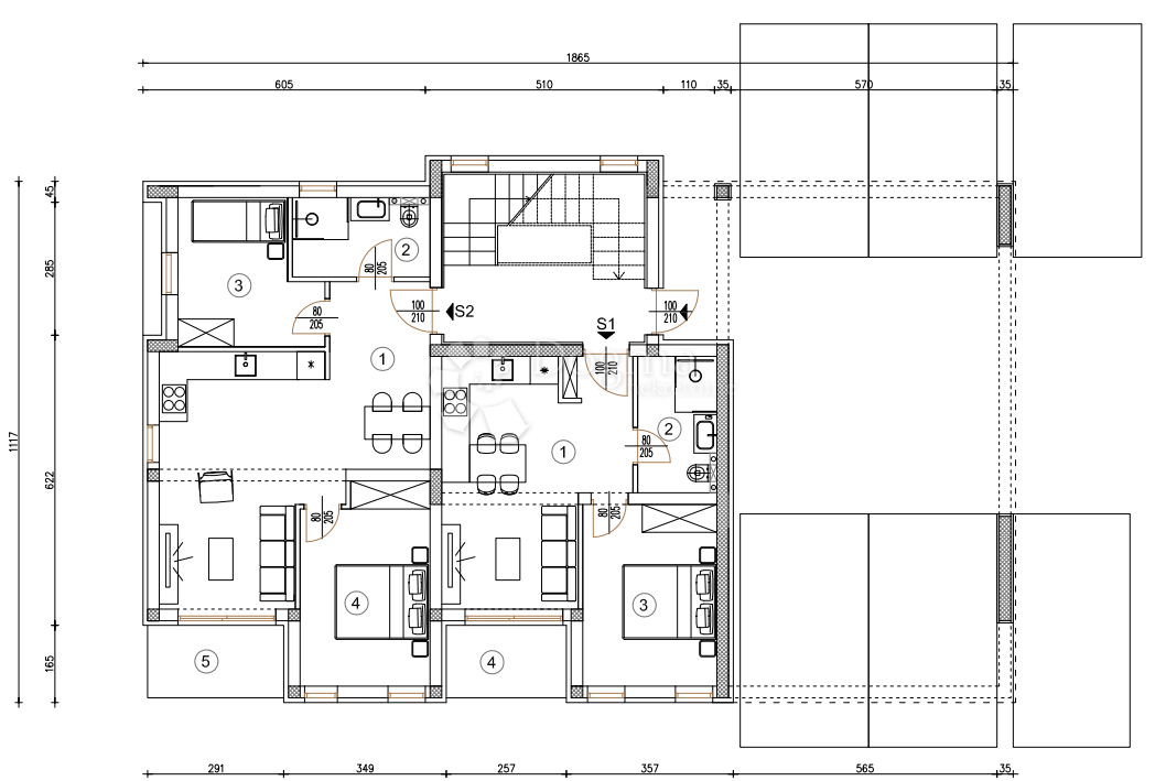 Stanovanje Šikići, Pula, 38,32m2