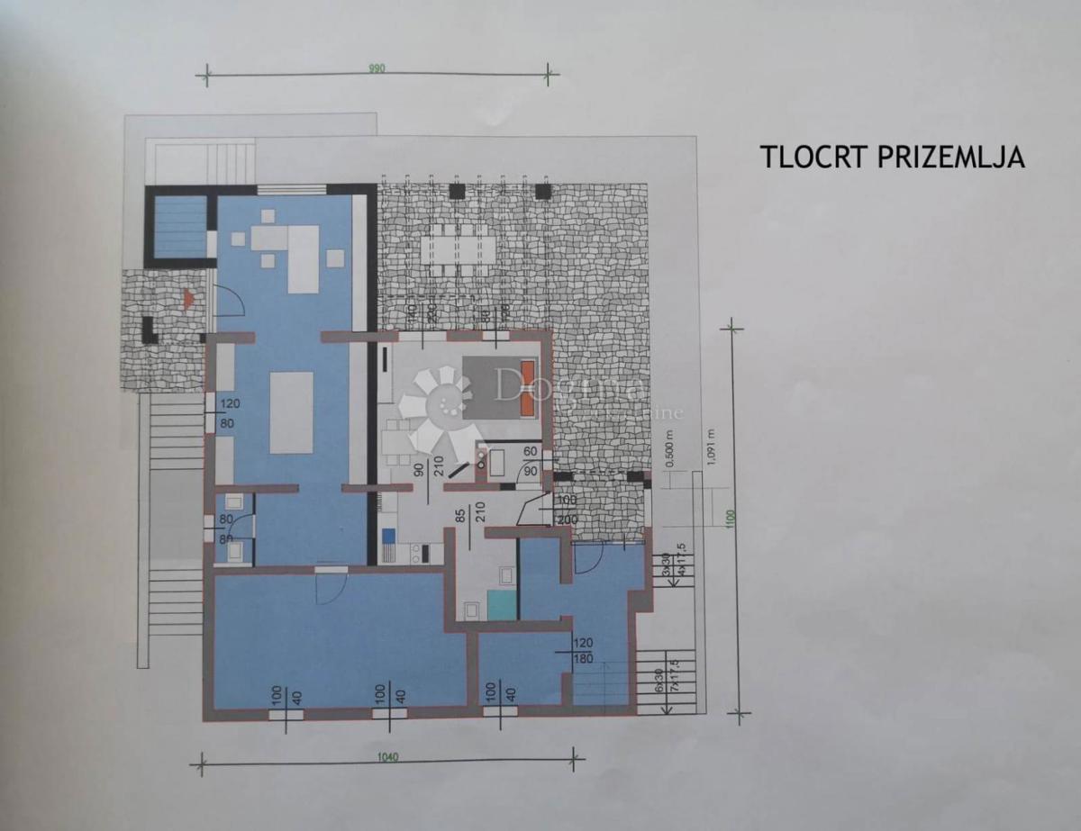 Hiša Monteserpo - Komunal, Pula, 250m2