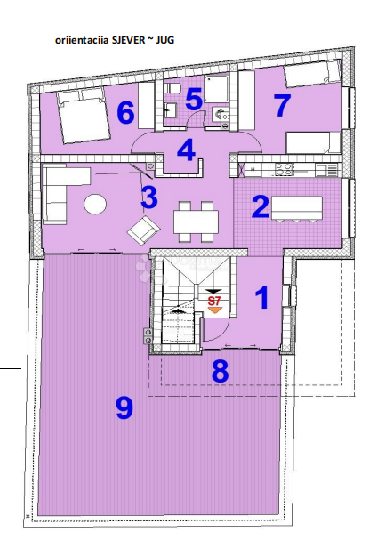 Stanovanje Virje, 96m2