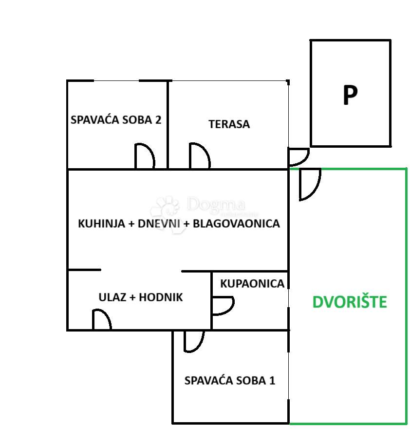 Stanovanje Medulin, 50,98m2
