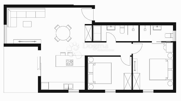 Stanovanje Peroj, Vodnjan, 77,60m2