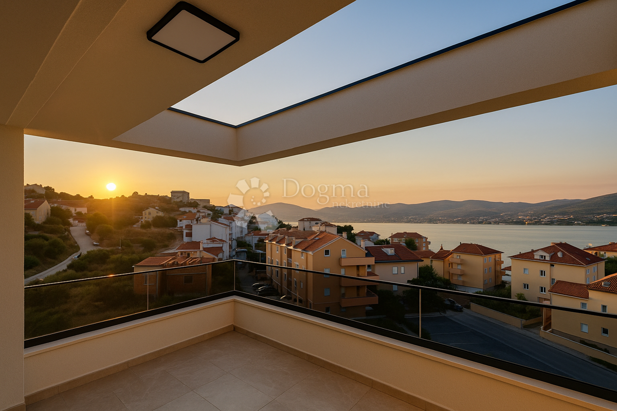 Čiovo - Penthouse s strešno teraso in pogledom na morje!