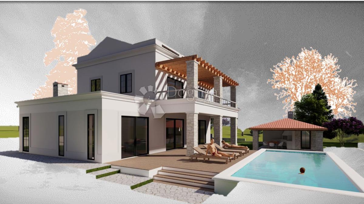 Gradbena parcela na mirni lokaciji z idejno zasnovo