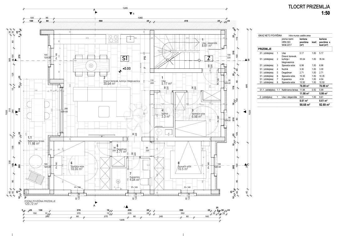 Stanovanje Rovinj, 65,70m2