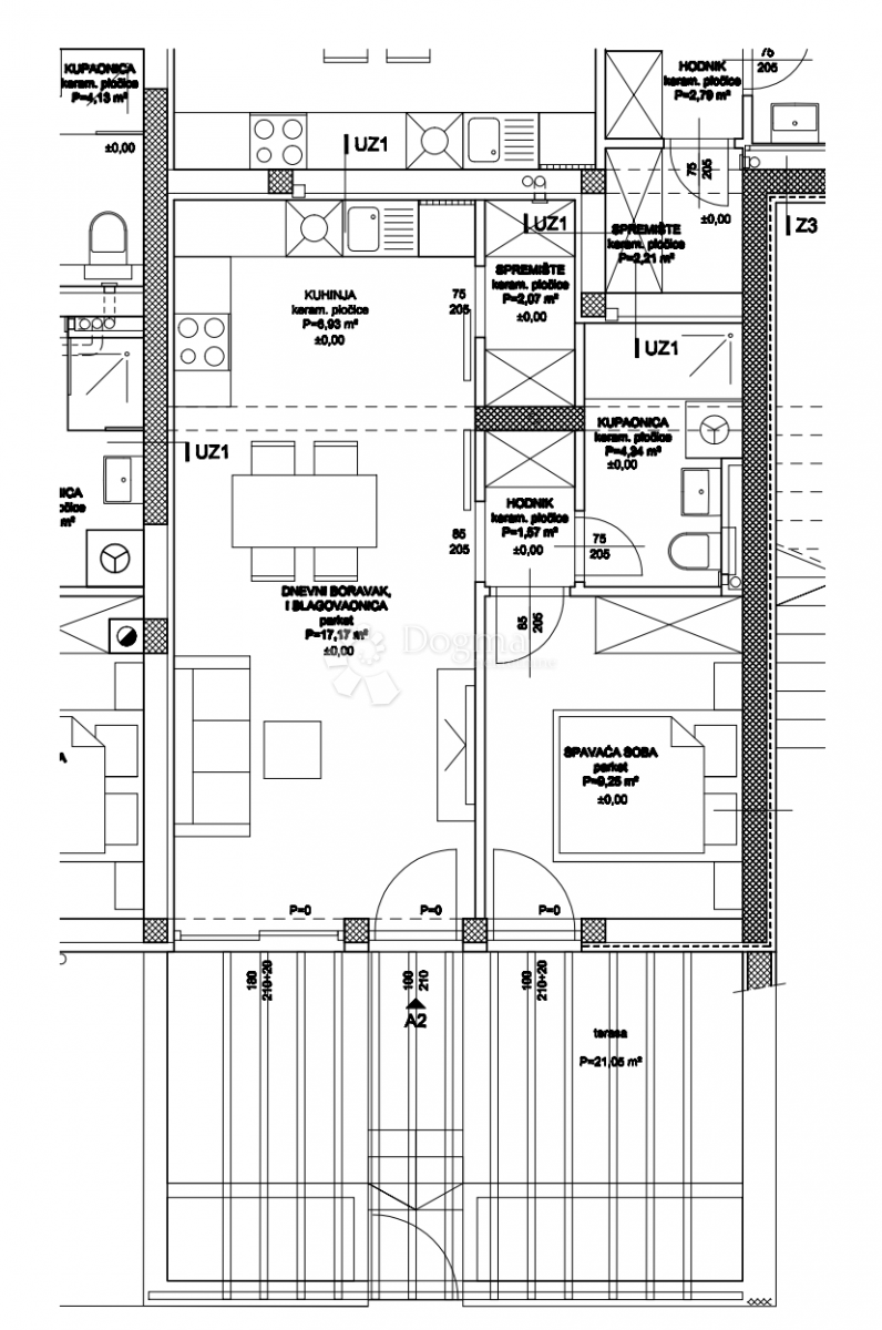 Stanovanje Žaborić, Šibenik - Okolica, 70,62m2
