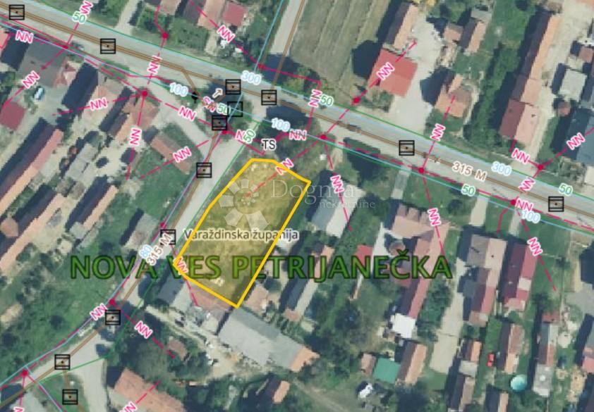Zazidljivo zemljišče Nova Ves Petrijanečka, Petrijanec, 809m2