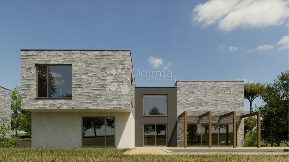 Prodaja gradbenega zemljišča z gradbenim dovoljenjem – Kanfanar, Istra