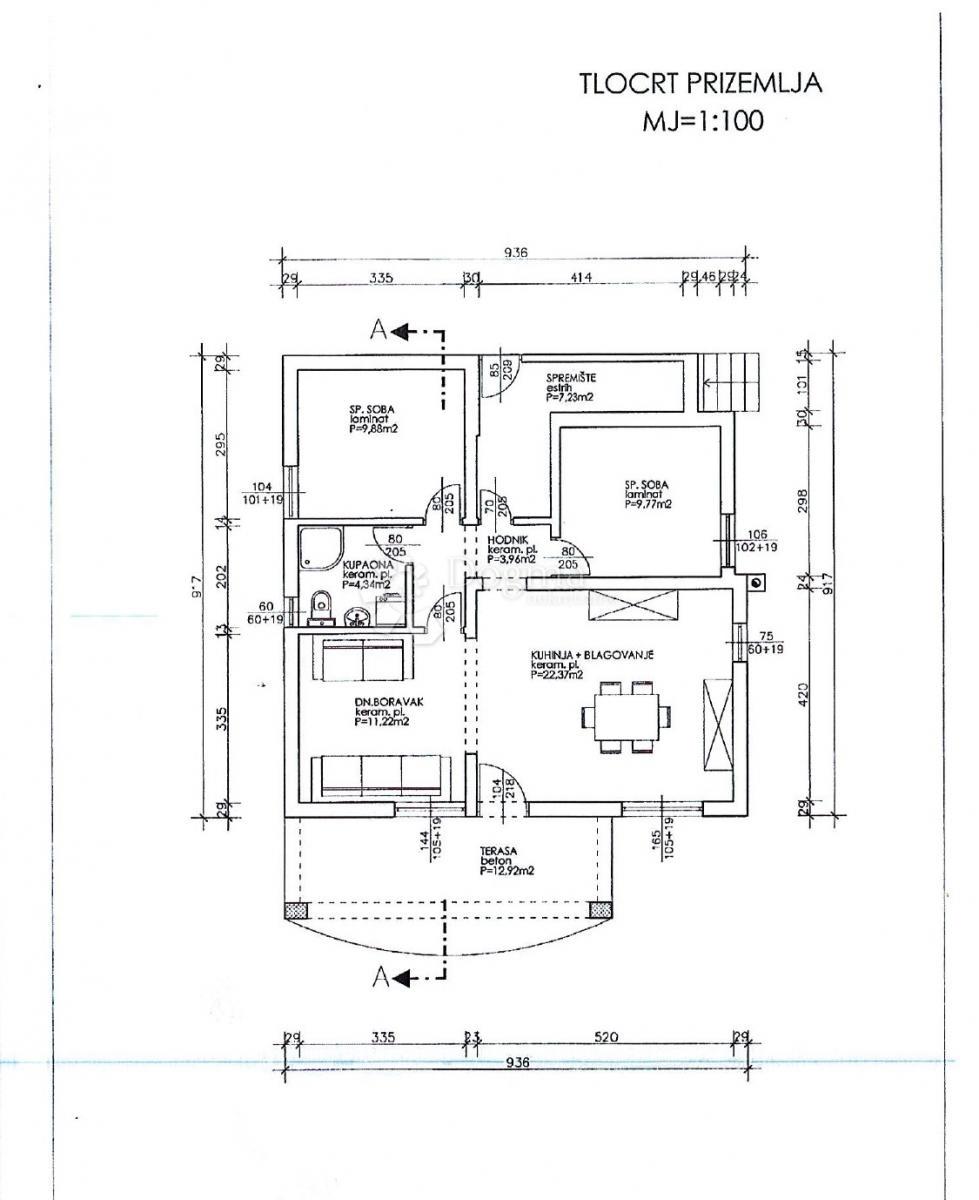 Hiša Posedarje, 174m2