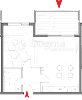 Stanovanje v novogradnji z dvigalom in garažo, Umag