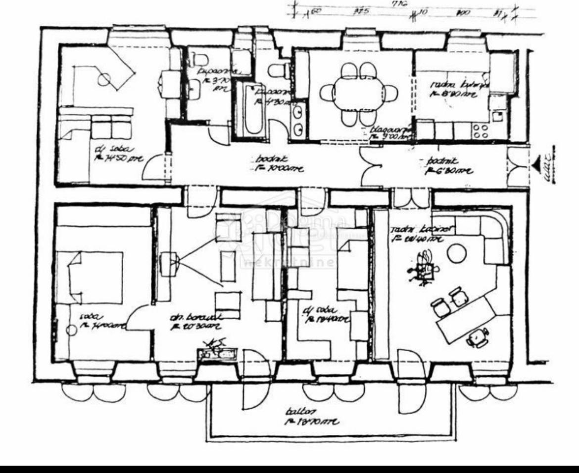 Stanovanje Pećine, Rijeka, 130,14m2