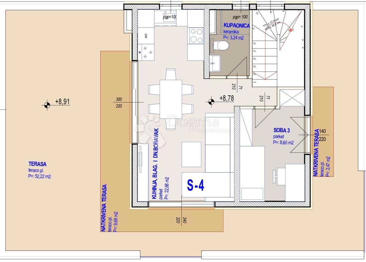 Stanovanje Kaštel Gomilica, Kaštela, 115m2
