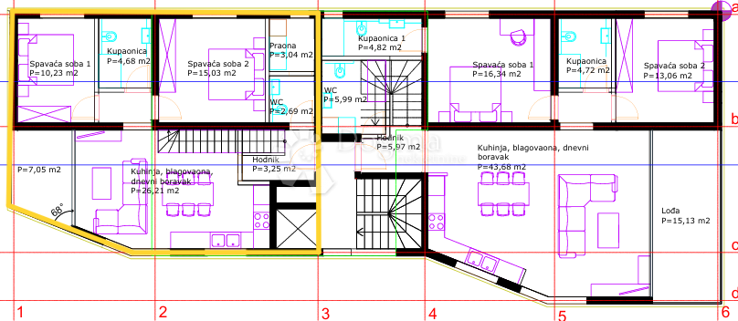 Stanovanje Rovinj, 74,10m2