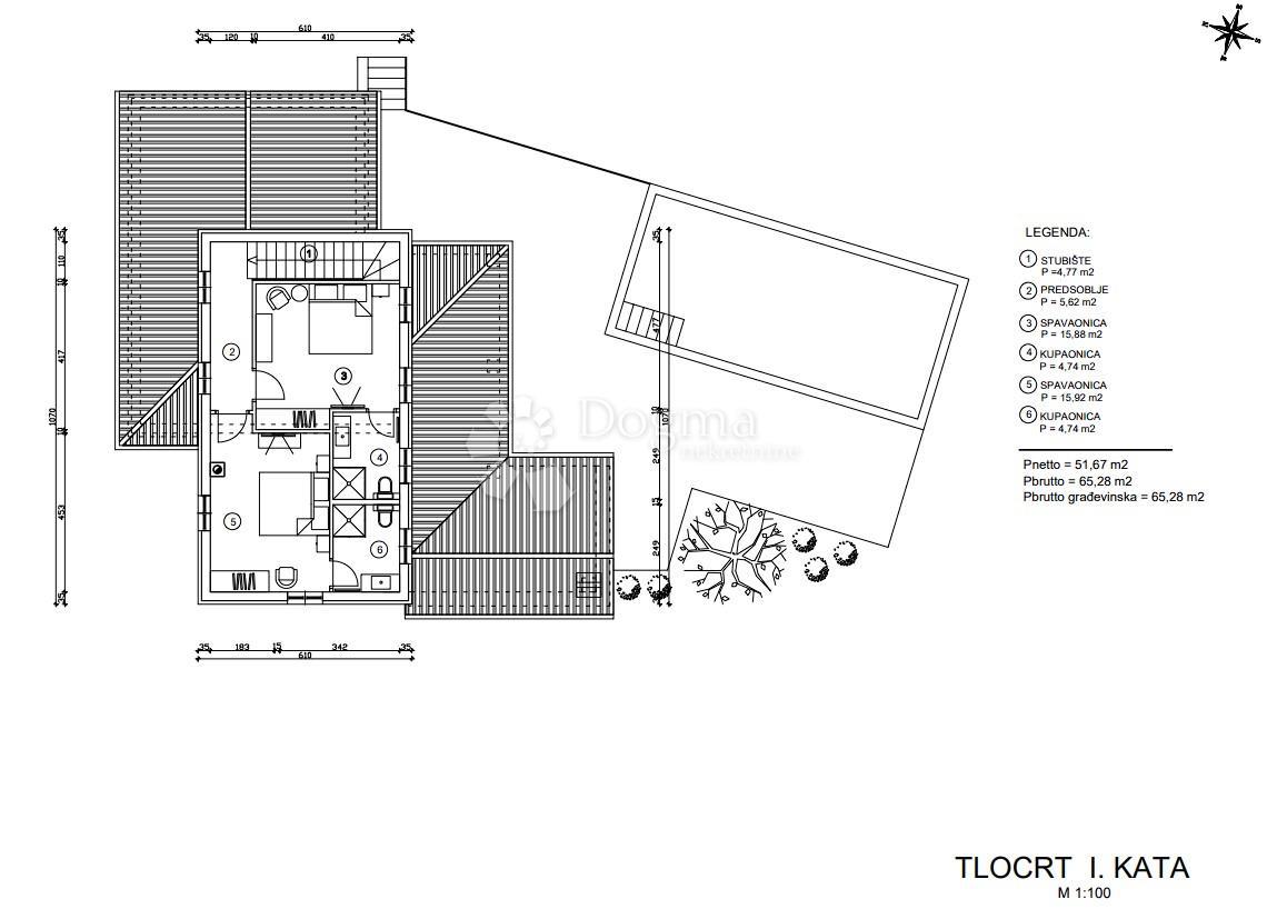 Zazidljivo zemljišče Sveti Lovreč, 964m2