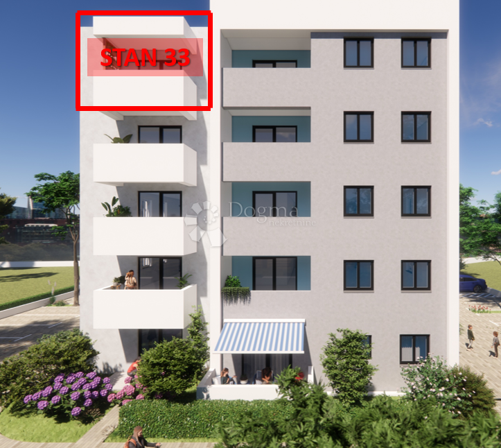 Stanovanje Monvidal, Pula, 54,96m2