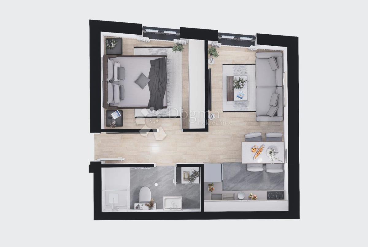 Stanovanje Kaštel Stari, Kaštela, 30,40m2