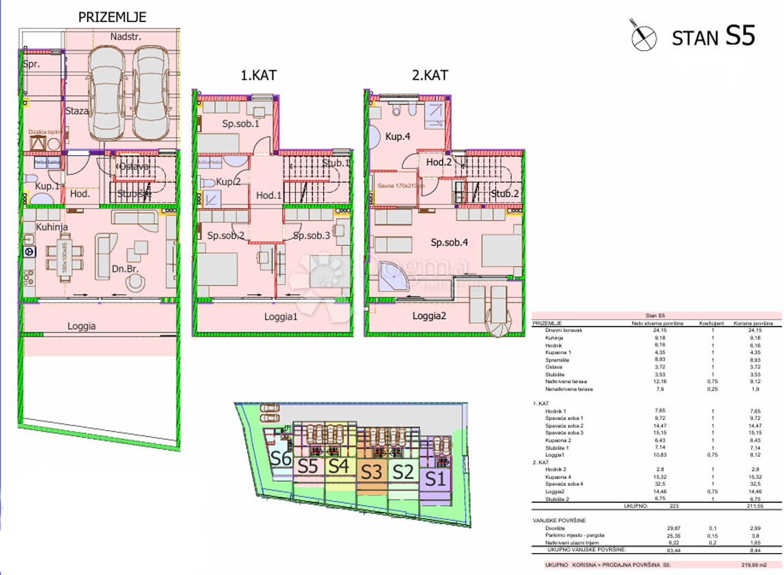 Hiša Zambratija, Umag, 211,55m2